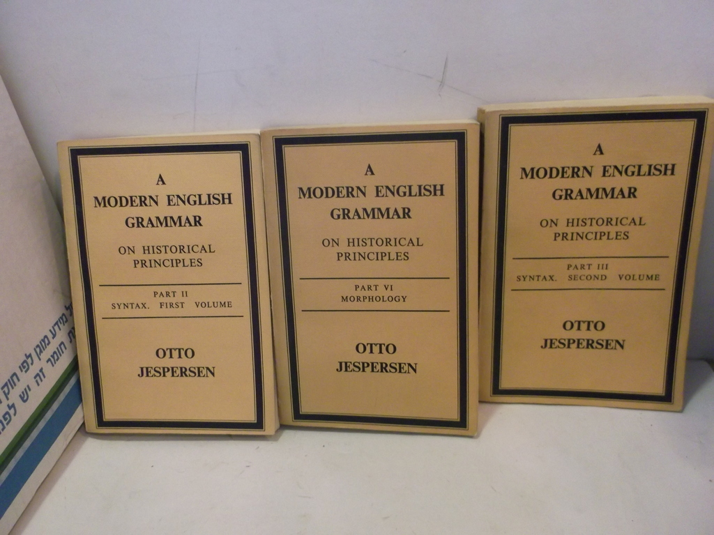 A Modern English Grammar On Historical Principles [SET IN SEVEN