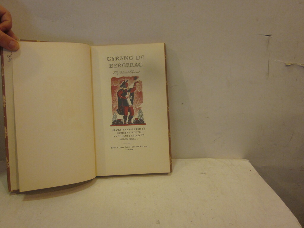 Cyrano De Bergerac Rostand Edmond Wolfe Humbert Trans Greco Simon Illustrations 